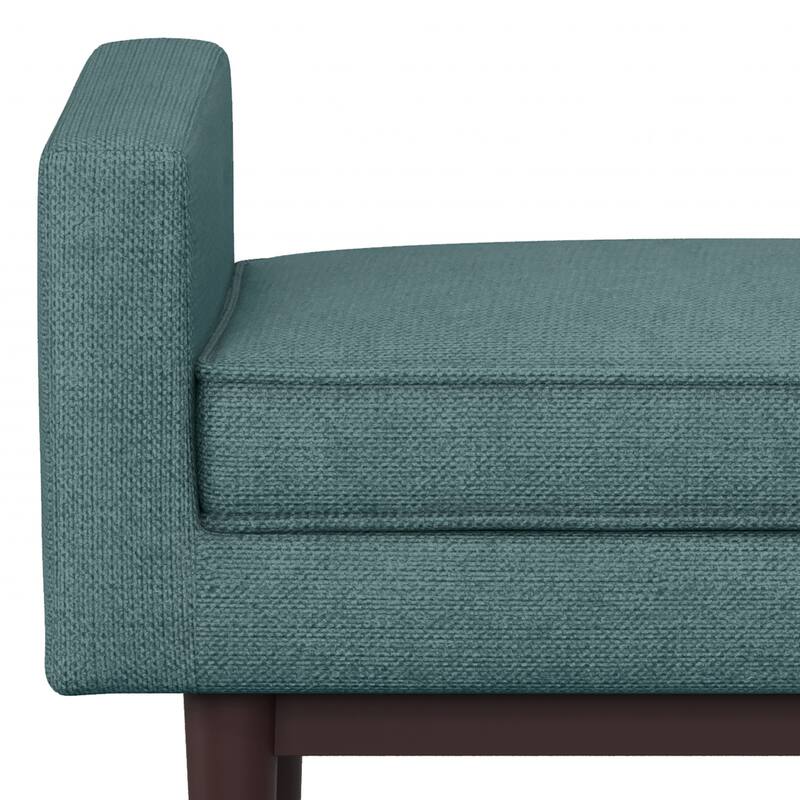 WYNDENHALL Highbridge 46 inch Wide Contemporary Rectangle Ottoman Bench