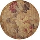 preview thumbnail 9 of 11, Nourison Somerset Vintage Floral Area Rug 5'6" Round - Multi - Runner/Round