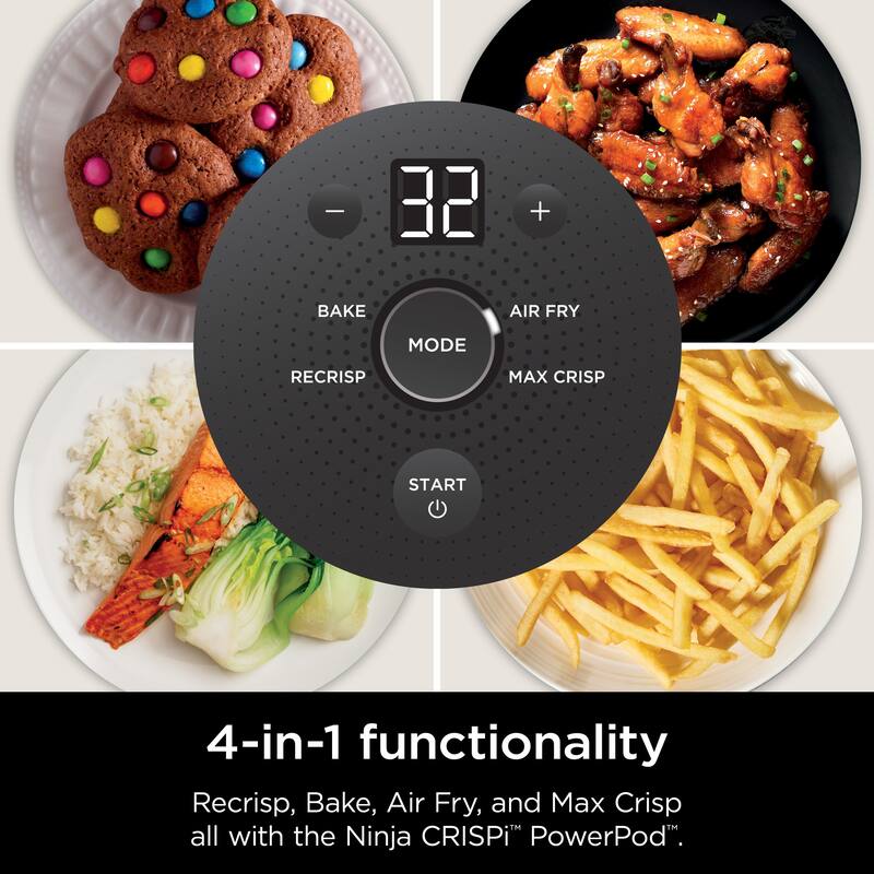 Ninja Crispi 4-in-1 Portable Glass Air Fryer Cooking System