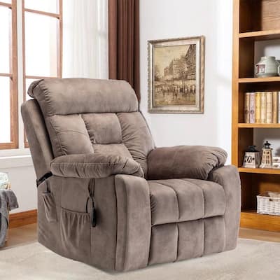Power Lift Chairs Recliner for Elderly Oversized Electric Recliner Chairs with Cup Holders Massage Chair