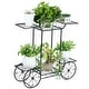 preview thumbnail 3 of 9, Gymax 6-Tier Garden Cart Stand Flower Rack Display Decor Flower Pot