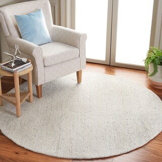SAFAVIEH Handmade Ebony Bernadetta Modern Wool Rug
