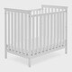 preview thumbnail 7 of 10, Middleton Mini Crib with 2.75-Inch Mattress, Greenguard Gold Certified, Textured Limestone White