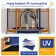 preview thumbnail 8 of 25, Mini Trampoline for Kids with Safety Enclosure Net and Foam Handles