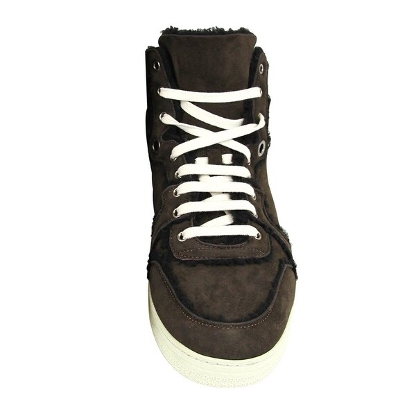 gucci shearling sneakers