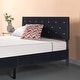 preview thumbnail 23 of 65, VECELO Upholstered Kids Bed Frame with Diamond Tufted Headoard,Twin Size Bed Set of 2