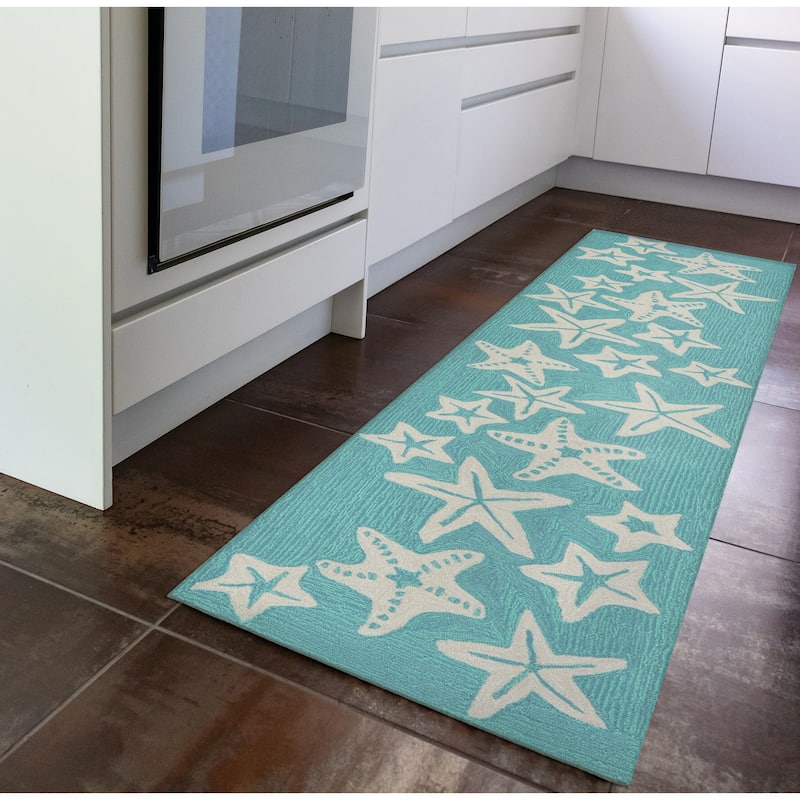 Liora Manne Capri Starfish Indoor/Outdoor Rug
