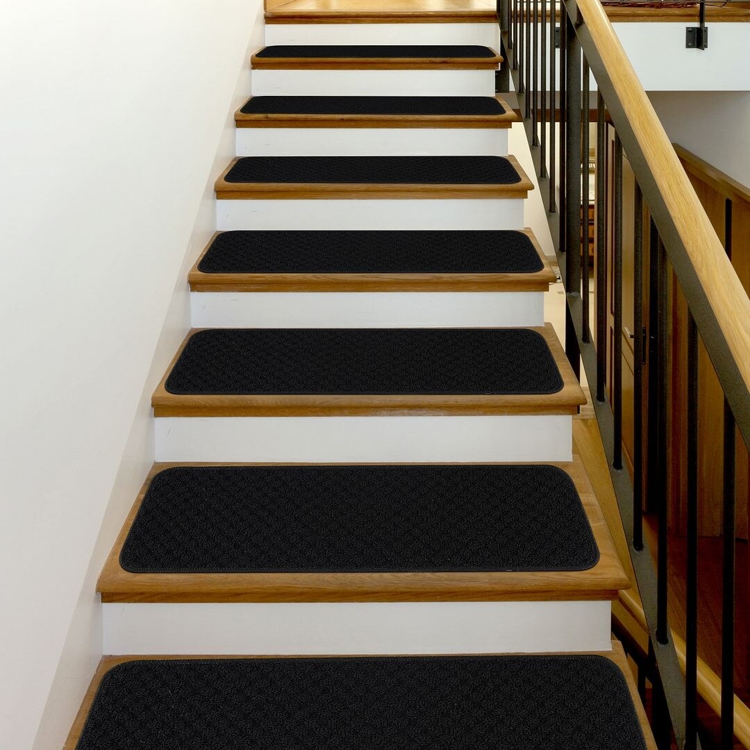 Beverly Rug Indoor Non Slip 8 X26 Carpet Stair Treads 31138564 Beverly Rug Indoor Non Slip 8 X26