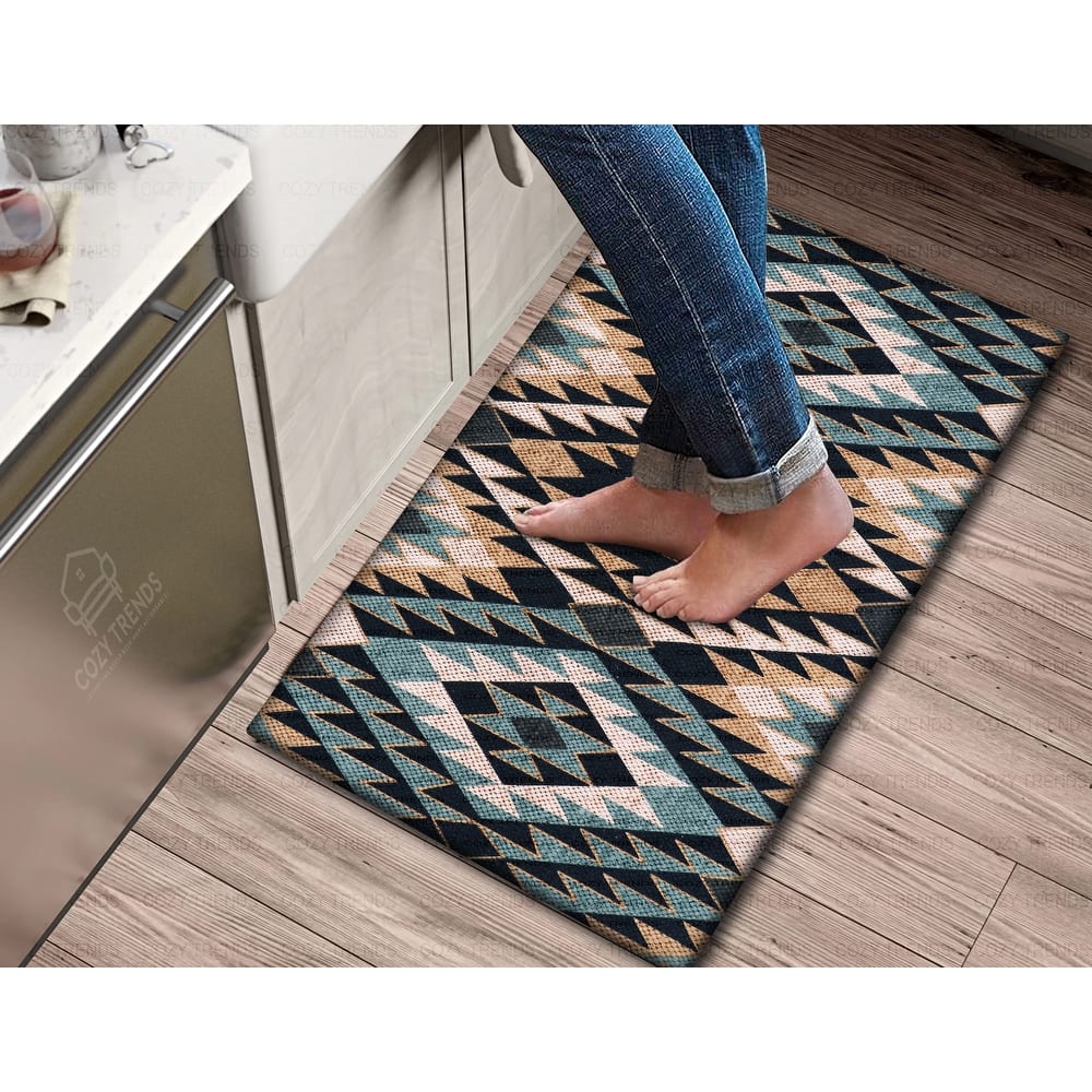 Handwoven Anti Fatigue Cushioned Standing Cotton Doormat/Bathroom/ Kitchen Mat 18"x30"