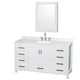 Option White, Chrome Trim, Giotto Quartz Top