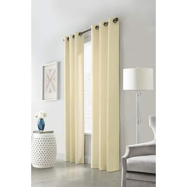 slide 2 of 41, ThermaLogic Weathermate Insulated Cotton Grommet Curtain Panel - Pair