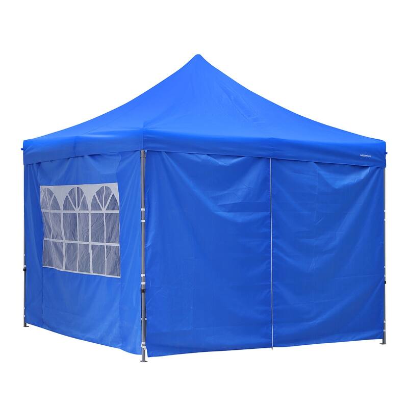 Ainfox Ourdoor Pop-up Canopy Tent with 4 Removable Sidewalls and 4 Transparent Windows