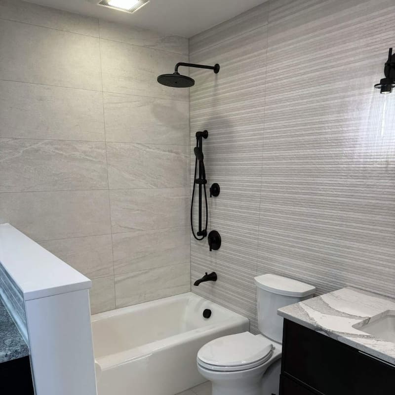 Crete 12x40 Matte Ceramic Relief Wall Tile - Large Format