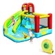 preview thumbnail 1 of 8, Gymax Inflatable Kids Water Slide Jumper Bounce House Splash Water - See Details as pic - See Details - Kids