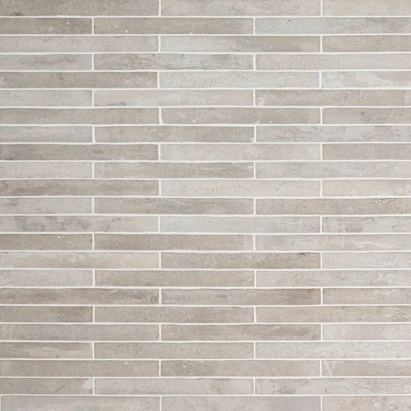 Ackland AKNPTMON2X18M-CA Montello - 2" x 18" Porcelain Brick Floor and - Ivora