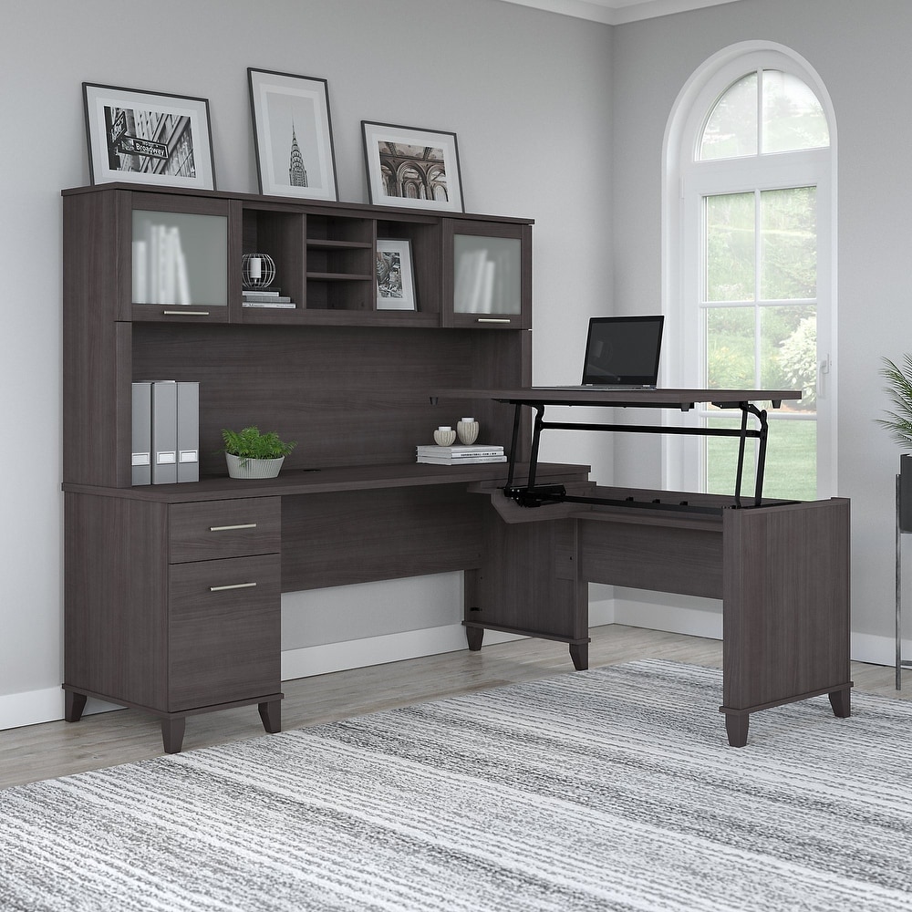 Copper grove outlet desk with hutch