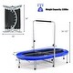 preview thumbnail 5 of 20, Goplus 50'' Trampoline for 2 People Foldable Rebouncer w/Adjustable - See Details