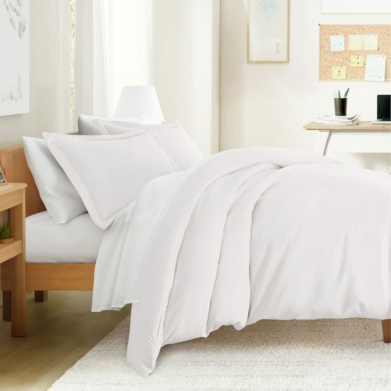 Simply Essential Dorm In A Bag Duvet, Sheet Set, Mattress Pad and Duvet Insert