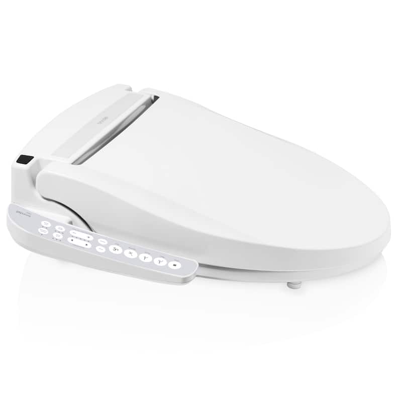 Brondell Swash Select DR801 Sidearm Bidet Seat with Warm Air Dryer - Round