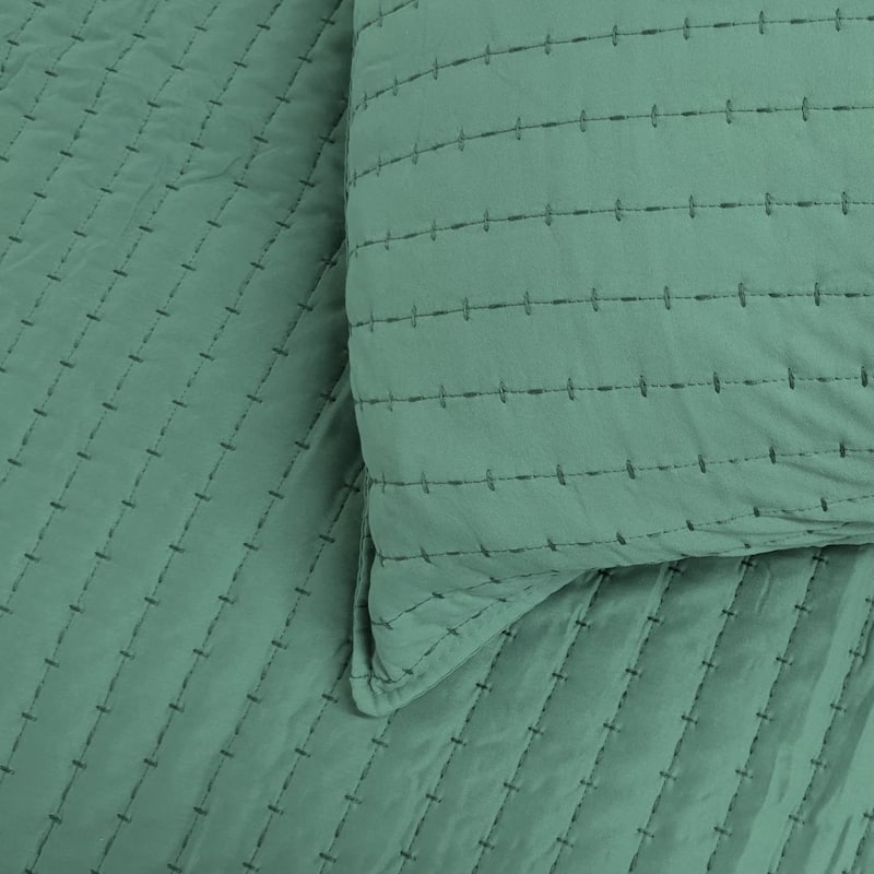 KASENTEX Quilt Set Soft Bedspread - Light Weight, Stone Washed, Down Alternative Fill, Machine Washable