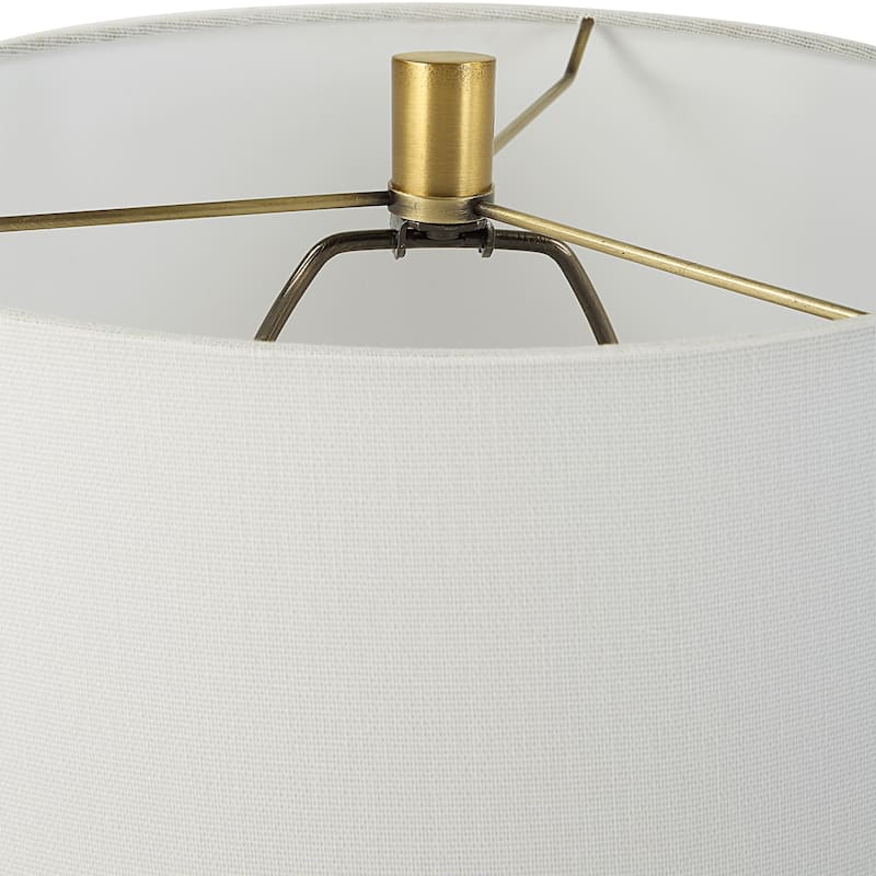 Knotted Rope Wrapped Table Lamp - 34" - Brown