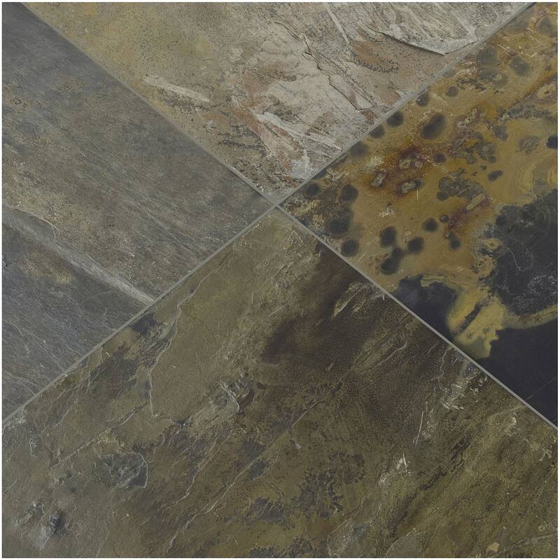 Ackland AKTLT12X12G-PL 12" x 12" Stone Solid Floor and Wall Tile -