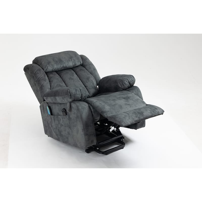 Power Lift Recliner Chair with Massage & Heating, Ergonomic Lounge Sofa Chair, Electric Massage Chair with USB Port