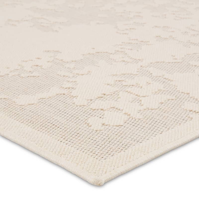 Paradox Indoor/Outdoor Abstract Cream Area Rug