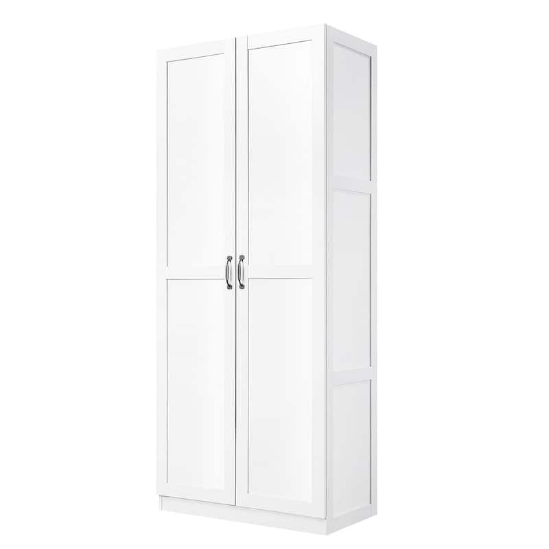 Manhattan Comfort Hopkins Modern Storage Closet 3.0 in Black