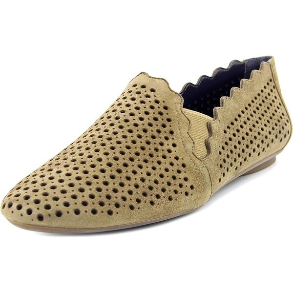 Vaneli Barrie Women Round Toe Suede Brown Loafer