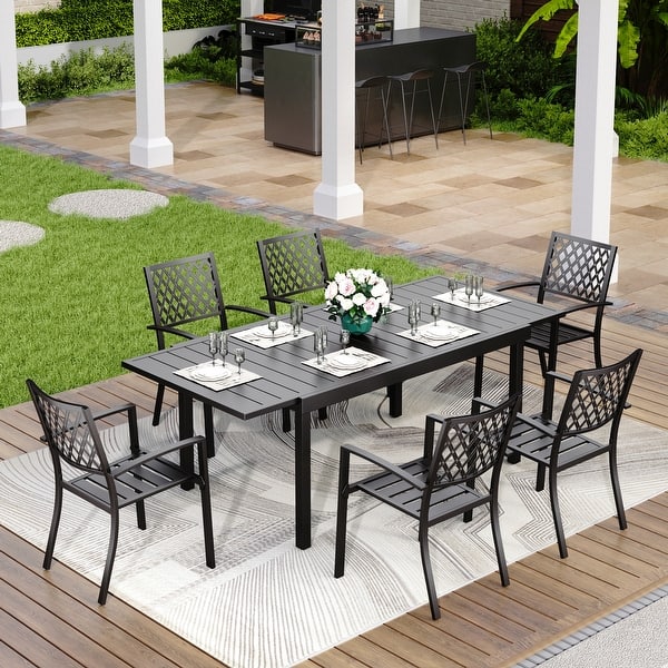 Outdoor Table And Chairs PHI VILLA Piece Outdoor Patio Dining