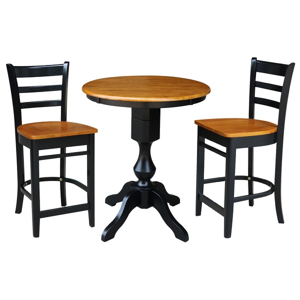 30 round sales counter height table