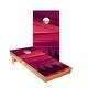 preview thumbnail 1 of 3, Red Forest Sunset Cornhole Boards NO Bags - Add Board Lights