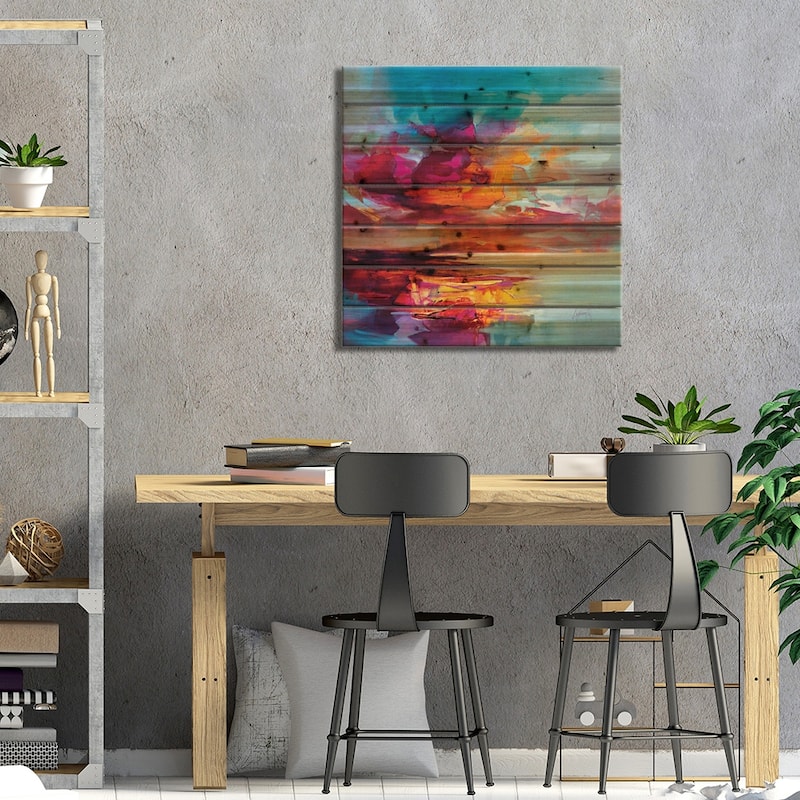 Hebridean Clarity III Print On Wood by Scott Naismith - Multi-Color