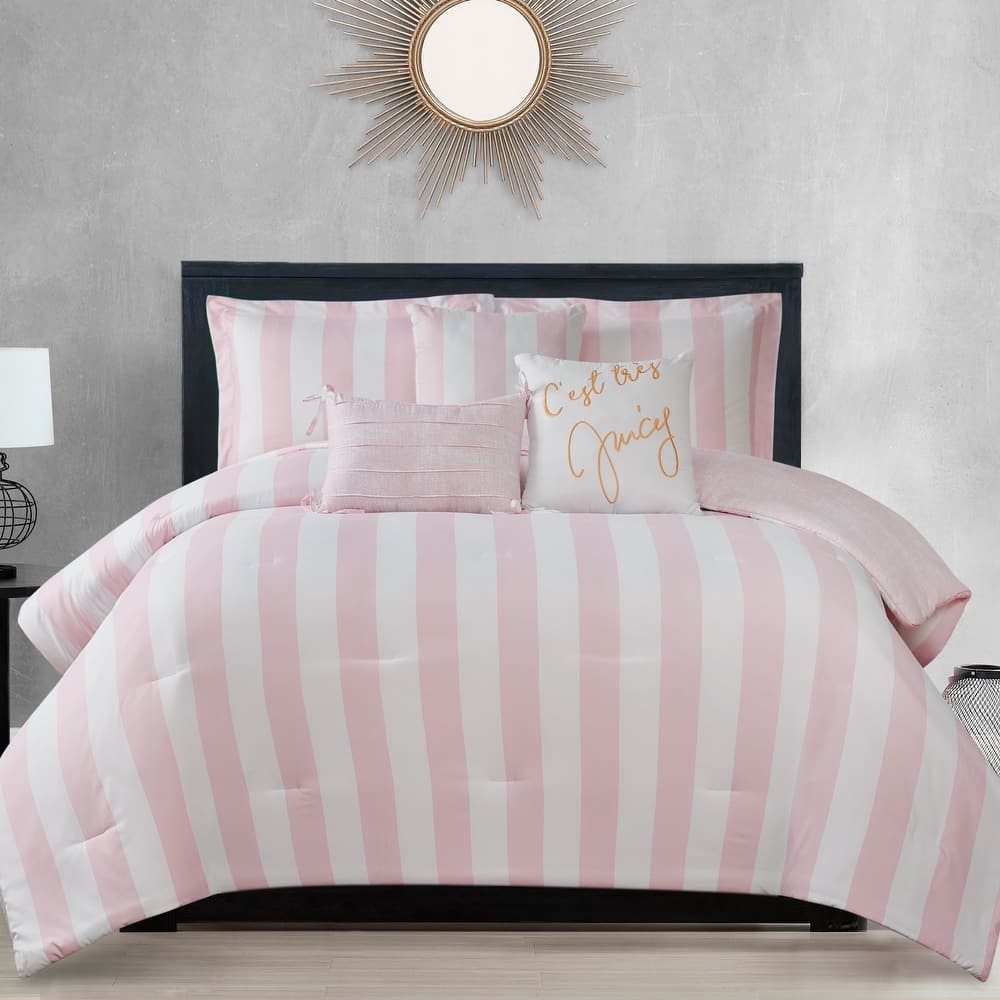 Juicy Reversible Cabana Stripe Bedding Set