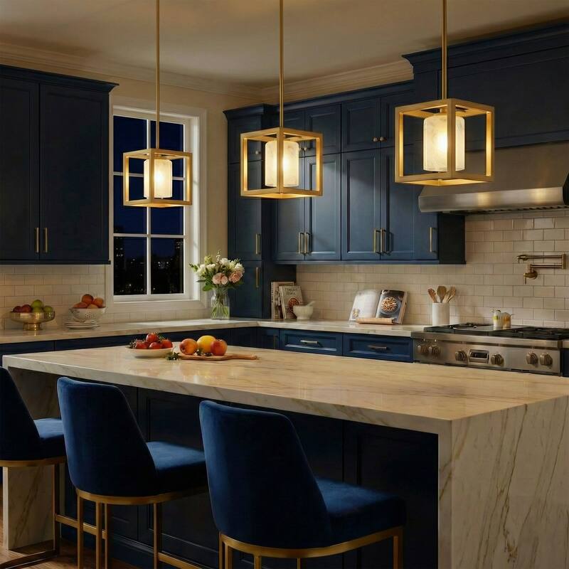 Acroma 1 - Light Square/Rectangle Pendant