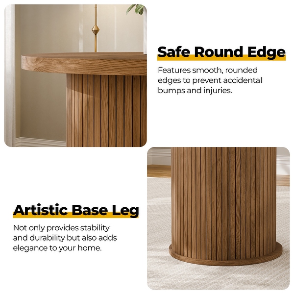太郎丸 3 Small Tambour Dining Table with Three-Layer Storage Shelf