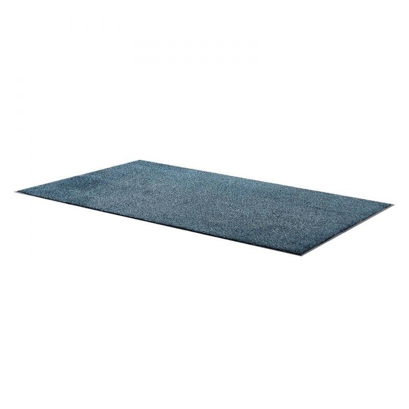 Slate Blue Carpet Floor Mat 6x4 ft Soft Non-Slip Durable Commercial Home Rug - 72.01 x 47.99 x 0.28 in