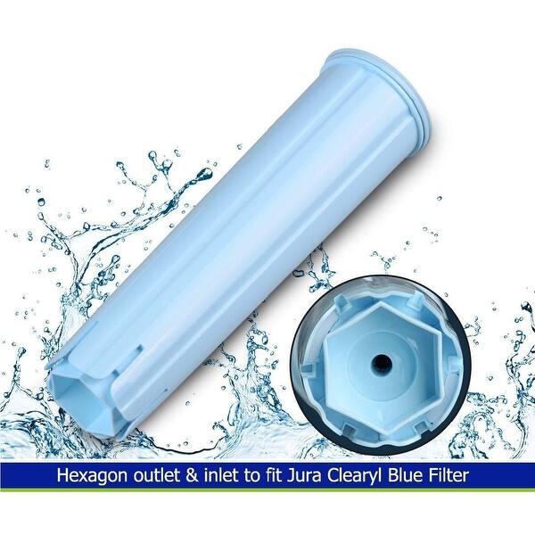 Shop Replacement Charcoal Water Filters For Jura Espresso Machine Jura Capresso Coffee Maker Replaces Blue Water Filter 6 Pack Overstock 28256710