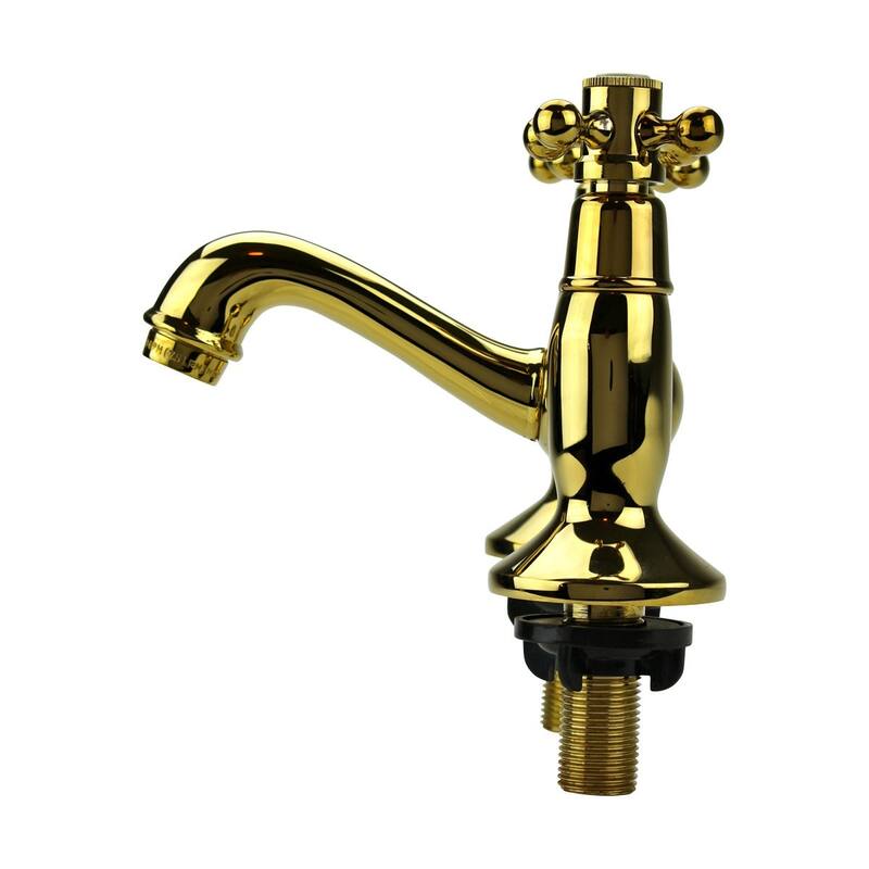Tub Faucet Solid Brass Bridge 2 Cross Handle 4" Centerset Renovators Supply