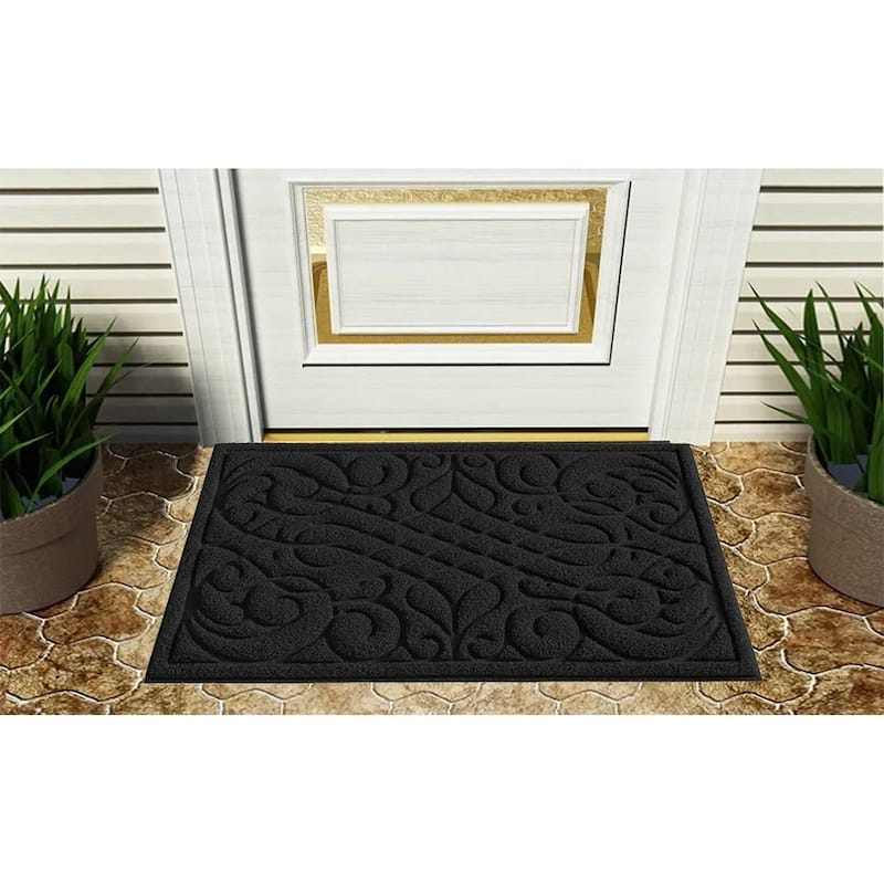Superio Non-Slip Doormat for Entry, 18" x 30", Waterproof, Mat