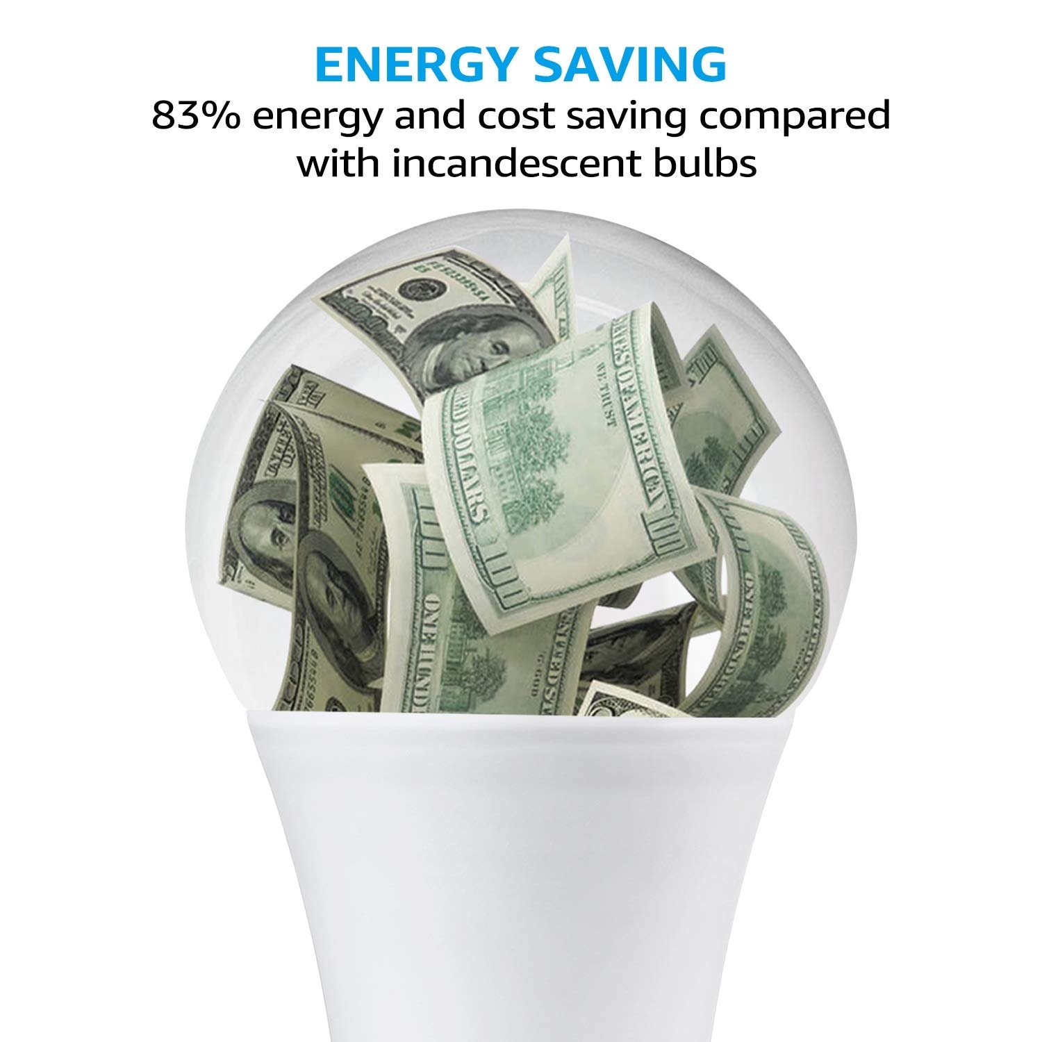 1600 Lumens Ultra-Bright 5000K Daylight Standard E26 Medium Base Pack of 4 100W Equivalent LED A19 Light Bulb Damp Location Rated TORCHSTAR Garage Door Opener LED Bulb UL-Listed Non-Dimmable