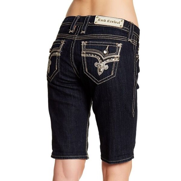 rock revival bermuda shorts