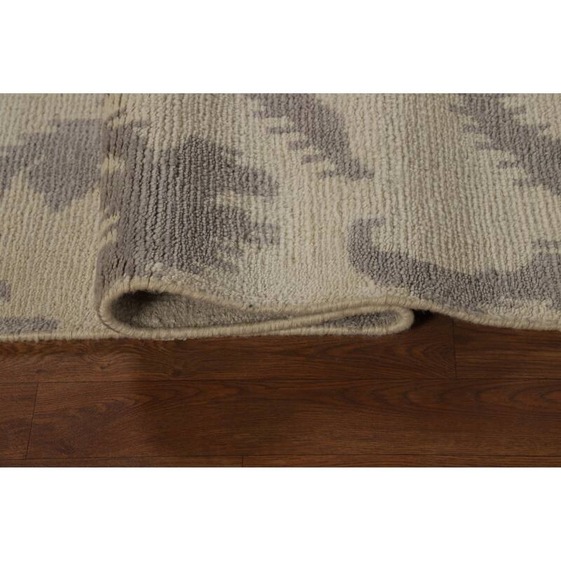All-Over Abstract Moroccan Oriental Area Rug Handmade Wool Carpet - 5'1" x 7'10"