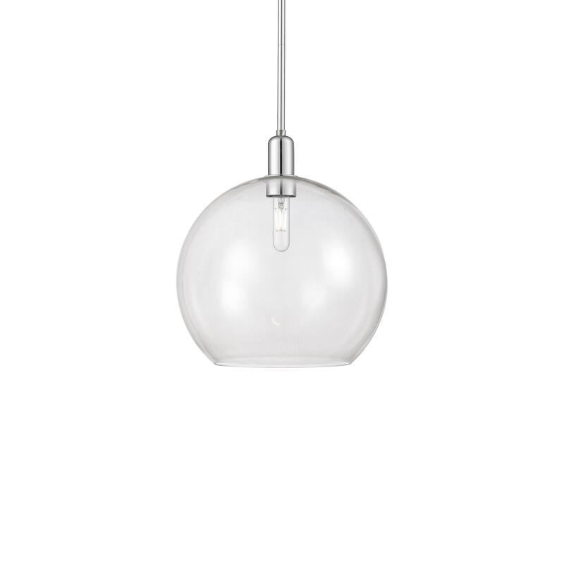 Innovations Lighting 716-1S-18-14 Athens Pendant Athens 14" Wide - Polished Chrome / Clear
