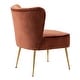 preview thumbnail 48 of 82, Haven Contemporary Velvet Upholstered Accent Chair