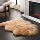 preview thumbnail 138 of 201, SAFAVIEH Handmade Natural Sheepskin Leanca 3.4-inch Thick Rug
