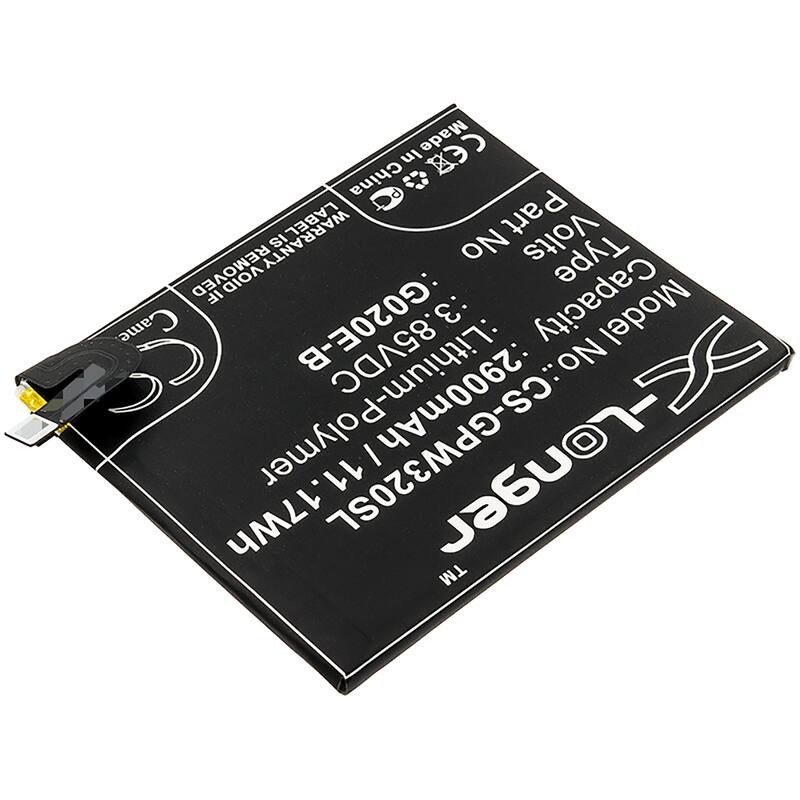 Battery for Google G020E G020F G020G G020H Pixel 3A G020E-B Mobile CS-GPW320SL - Black