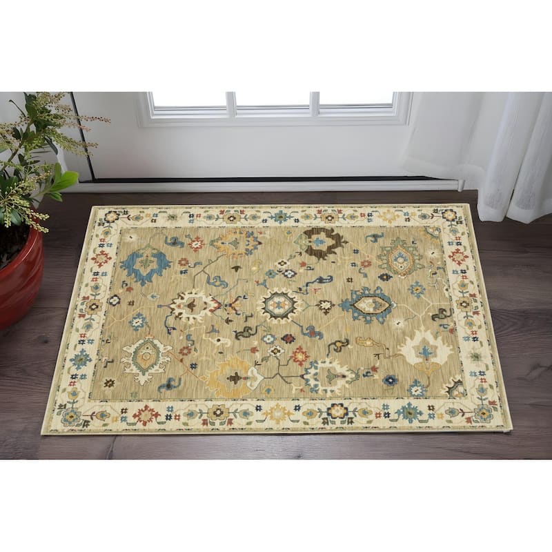 HomeRootsOriental Traditional Runner Area Rug - 60.24' X '39.37' X '0.32