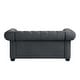 preview thumbnail 9 of 26, Corvus Aleksis Tufted Chesterfield Loveseat Sofa